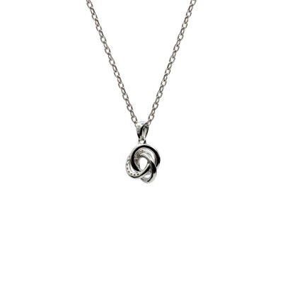 Collier en argent et oxydes de zirconium