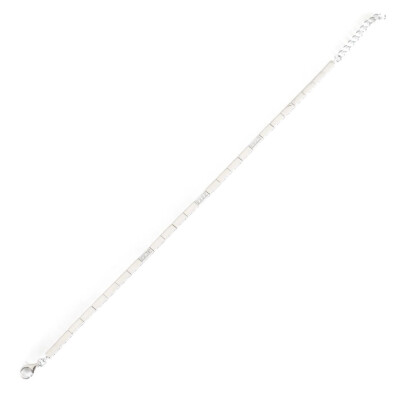 Bracelet en argent et oxydes de zirconium