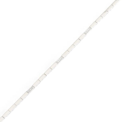 Bracelet en argent et oxydes de zirconium