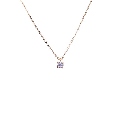 Collier en or jaune et diamant