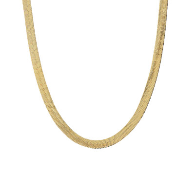 Collier Etrusca en métal doré à l'or fin 18 carats