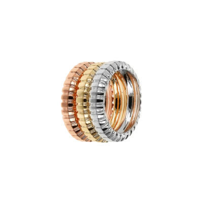 Bague Etrusca en métal doré à l'or fin 18 carats