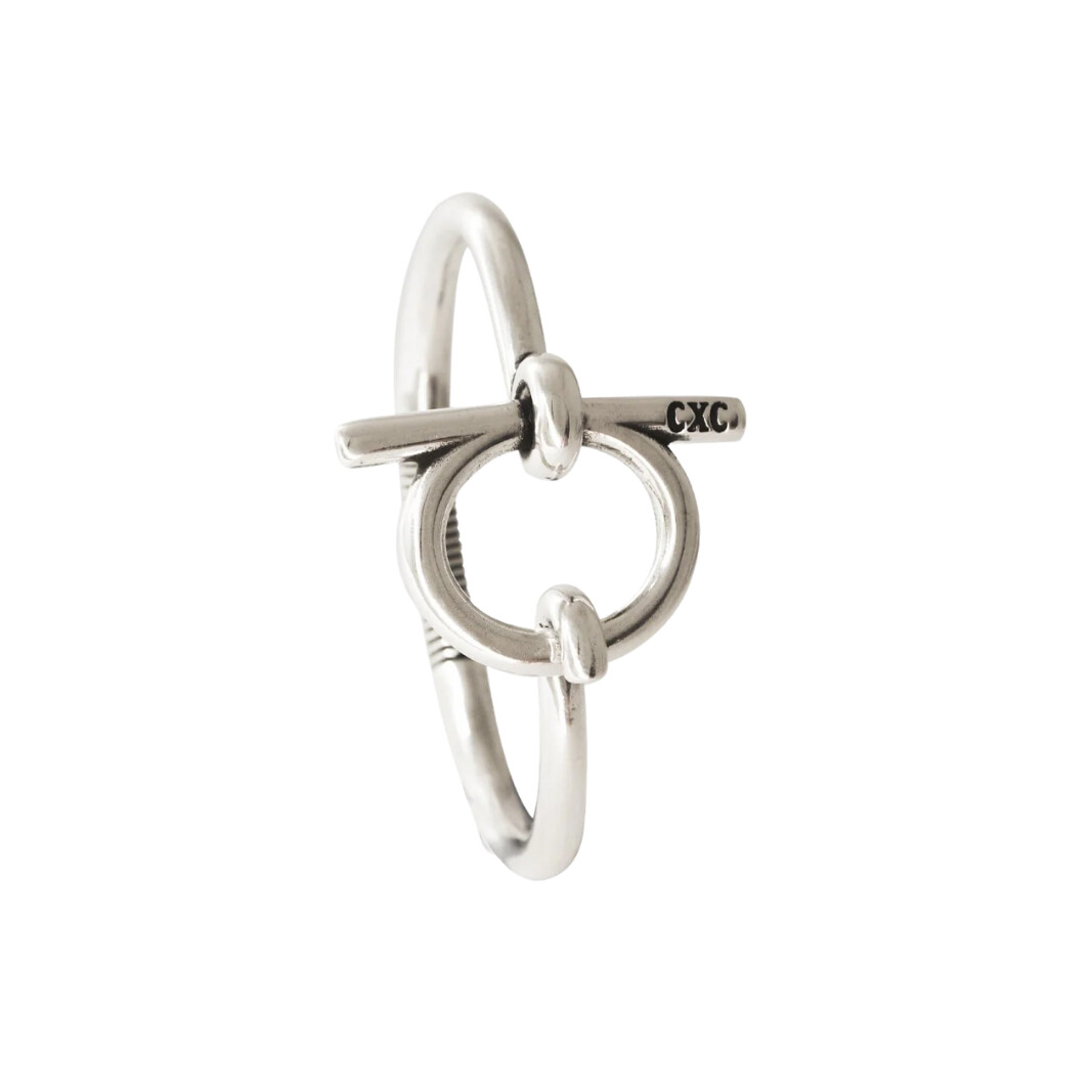 Bracelet en métal argenté