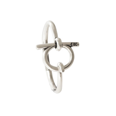 Bracelet en métal argenté