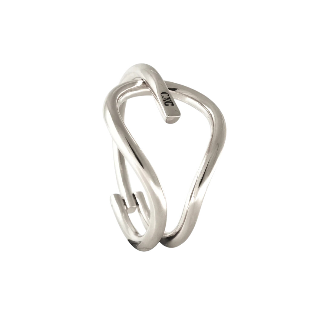 Bracelet en métal argenté