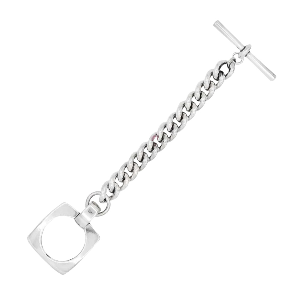 Bracelet en métal argenté