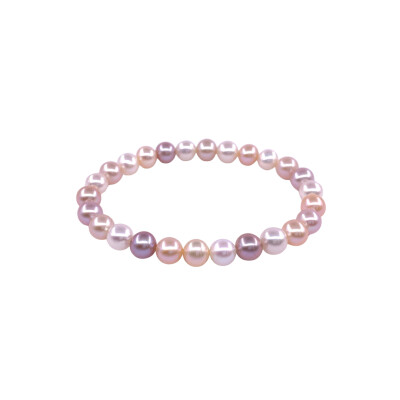 Bracelet perles de culture eau douce (diamètre 7/7.5 mm)