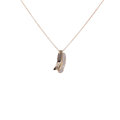 Collier en or jaune et diamants