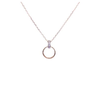 Collier en or jaune et diamants