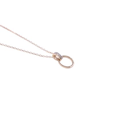 Collier en or jaune et diamants