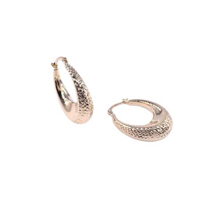 Créoles en or jaune