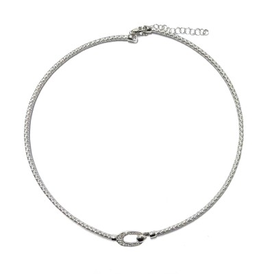 Collier en argent et oxyde de zirconium