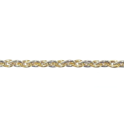Bracelet en argent et argent plaqué or jaune