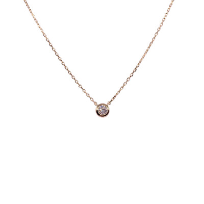 Collier en or jaune et diamant