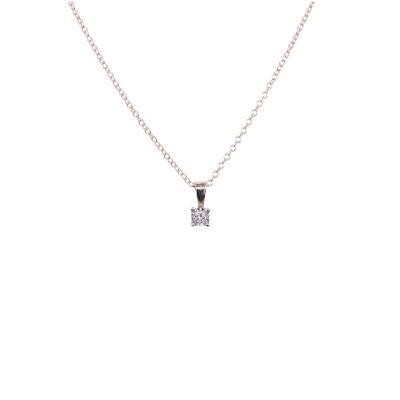 Collier en or jaune et diamant