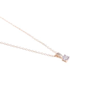 Collier en or jaune et diamant