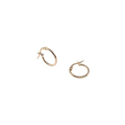 Créoles en or jaune, diamètre extérieure 13mm