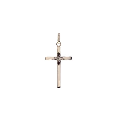 Pendentif Croix en or jaune 28x16 mm