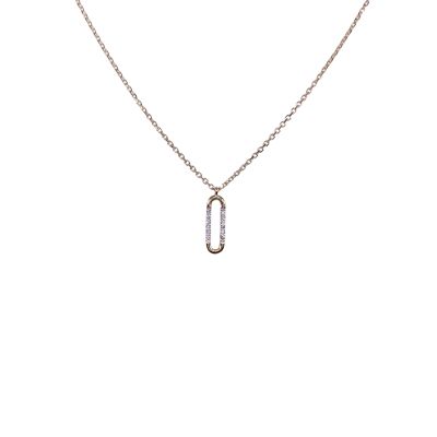 Collier en or jaune et diamants