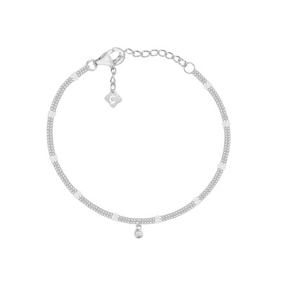 Bracelet La Garçonne en argent et diamant