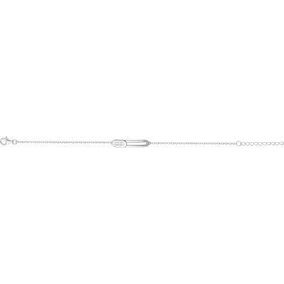 Bracelet en argent et oxydes de zirconium