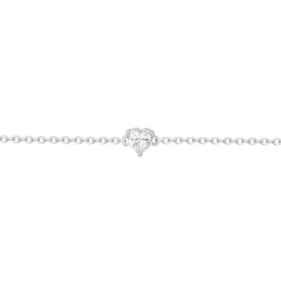 Bracelet en argent et oxydes de zirconium