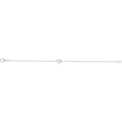 Bracelet en argent et oxydes de zirconium