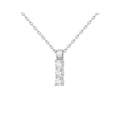 Collier en argent et oxydes de zirconium