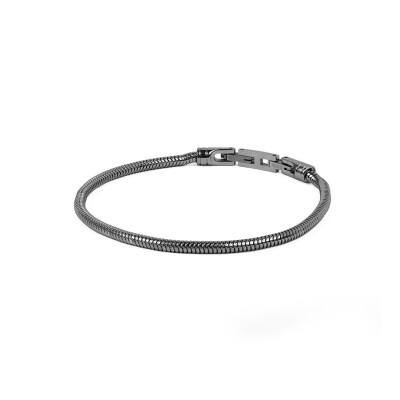 Bracelet en acier PVD noir