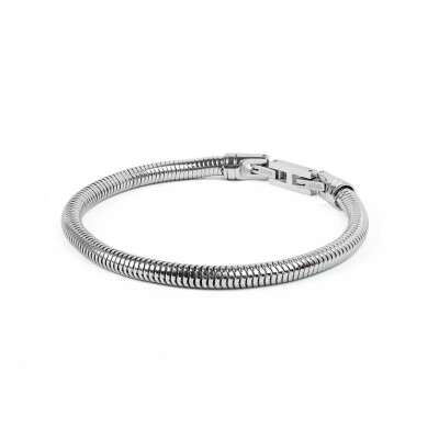 Bracelet en acier PVD noir