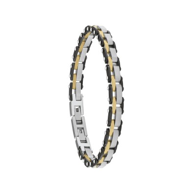 Bracelet en acier, tricolore