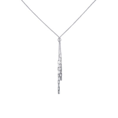 Collier en argent et oxydes de zirconium