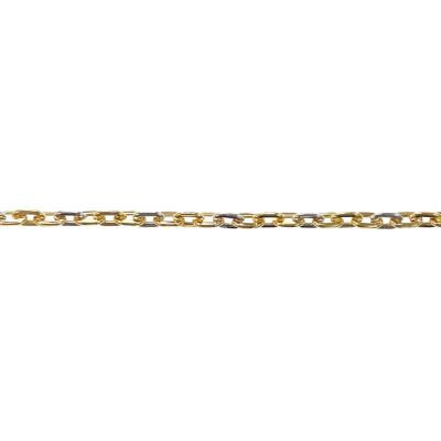 Bracelet en argent et argent plaqué or jaune