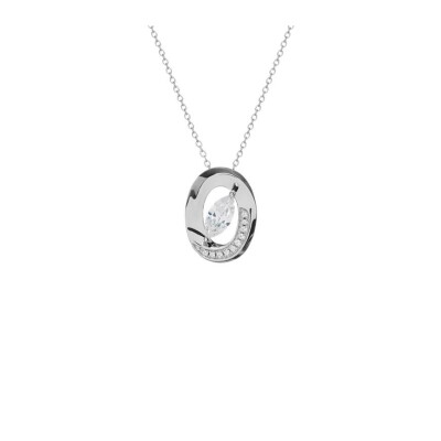 Collier en argent et oxydes de zirconium