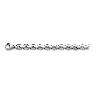 Bracelet en argent maille coque