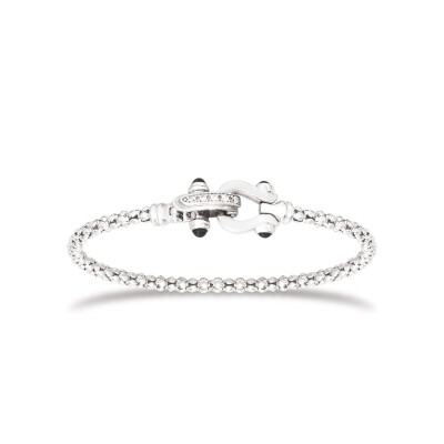 Bracelet en argent et oxydes de zirconium