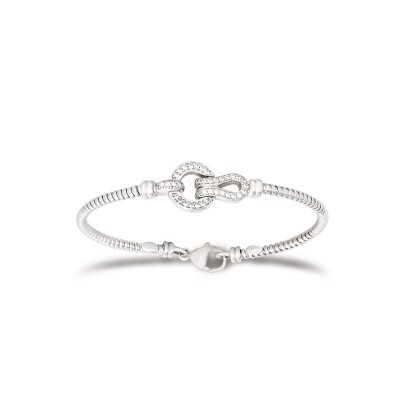 Bracelet en argent et oxydes de zirconium