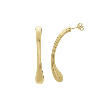 Boucles d'oreilles en argent plaqué or jaune