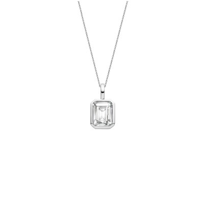 Collier Ti Sento en argent et oxyde de zirconium