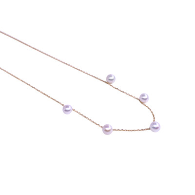 Collier en or jaune et perles de culture