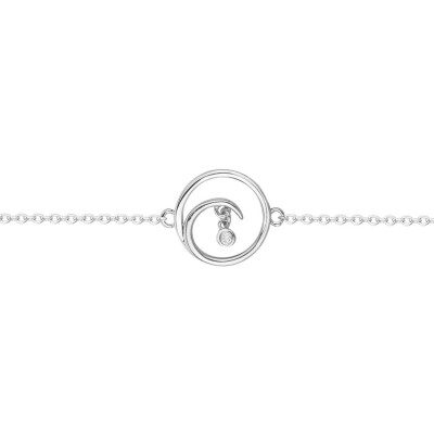 Bracelet La Garçonne en argent et diamant