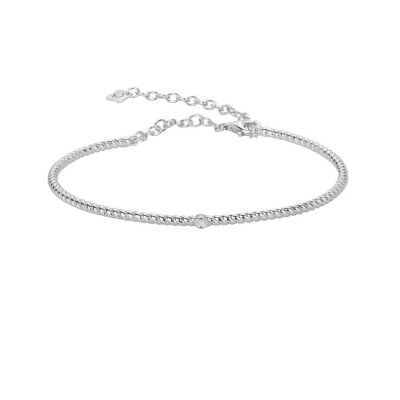 Bracelet La Garçonne en argent et diamant