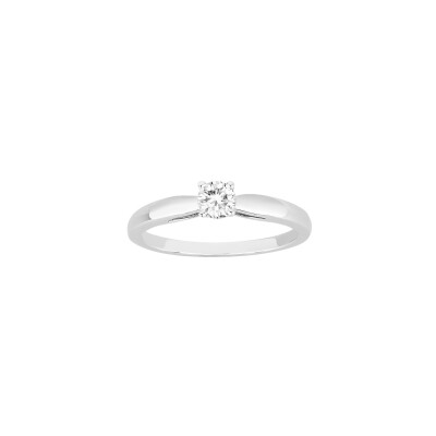 Bague en argent et oxyde de zirconium