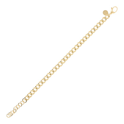 Bracelet Etrusca en métal doré à l'or fin 18 carats