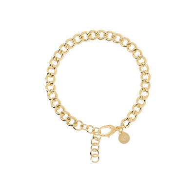 Bracelet Etrusca en métal doré à l'or fin 18 carats