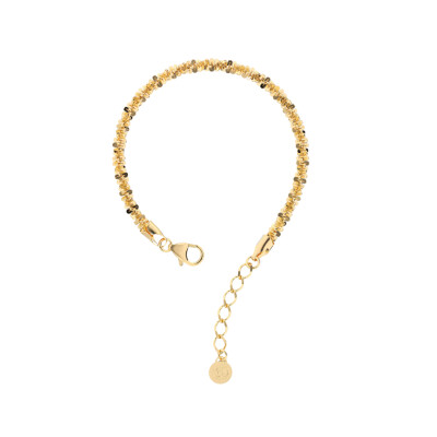 Bracelet Etrusca en métal doré à l'or fin 18 carats