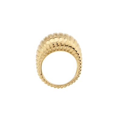 Bague Etrusca en métal doré à l'or fin 18 carats