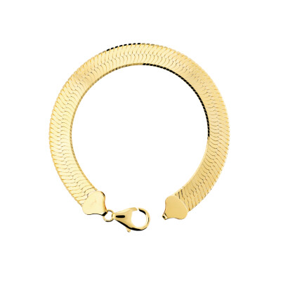 Bracelet Etrusca en métal doré à l'or fin 18 carats