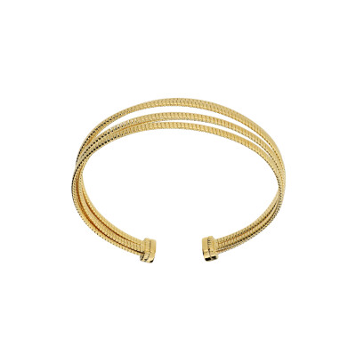 Bracelet Etrusca en métal doré à l'or fin 18 carats