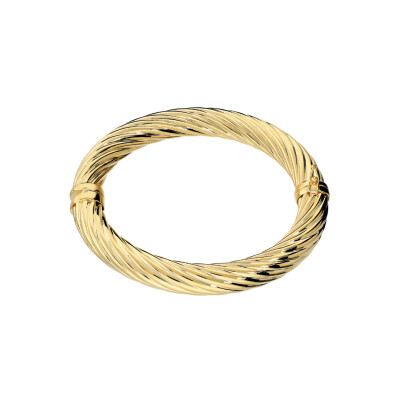 Bracelet Etrusca en métal doré à l'or fin 18 carats